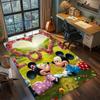 Mickey & Minnie's Playful Paradise Rug Carpet Large Area Rug Non Slip Washable Floor Mat Gamer Room Bedroom Home Decor