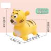 Baby Riding Toy Rocking Wooden Horse Inflatable Pony Children Bouncing Jump Horse Jumping Deer Anti Fall Riding Rubber