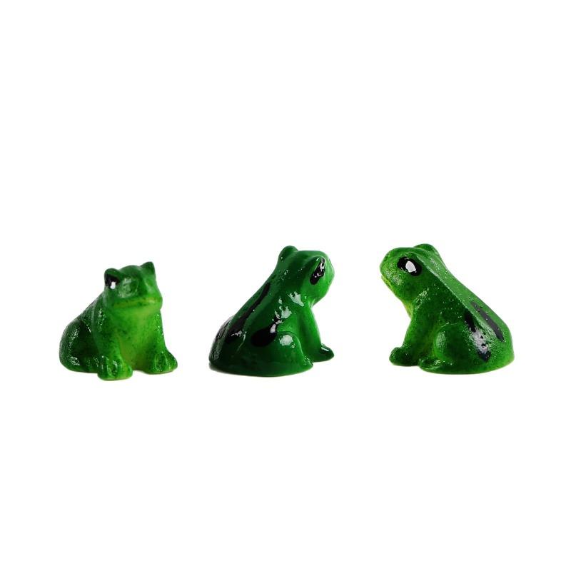10/20Pcs MiniFrog Statue,animal Model,fairy Tale Garden Micro Landscape,resin Crafts,home Decoration Accessories,party Decoratio