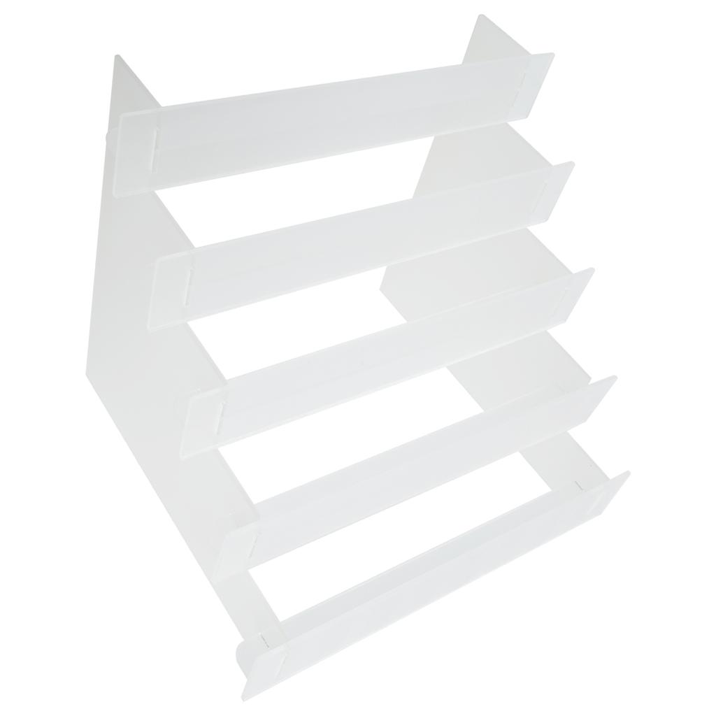 1-5 Tier Acrylic Display Stand Clear Display Riser Rack For Cupcake Perfume Doll Décor Organizer Amiibo Funko POP Figures DC05