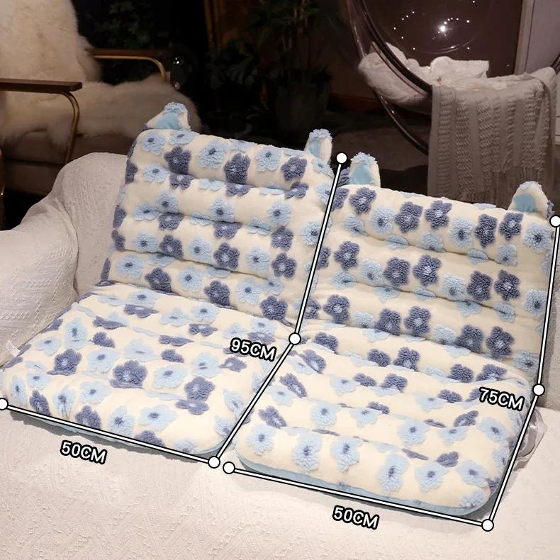 Solid Cushion Soft Comfortable Reclining Office Chair Seat Cushions Chair Cushion Long Cushion Window Pad Outdoor Cojin