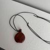Wooden Hip Flask Necklace: Retro Choker & Long Sweater Chain for Women