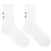 Tide Brand Crying Smiley Face Socks Funny Street Sports Solid Color Couple Socks Tide Socks Pure Cotton Medium Tube Socks