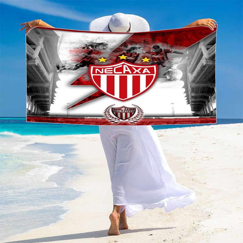 Necaxa Print Beach Towel, Large Soft Quick Dry Towel for Beach Camping Swimming