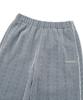 COVERNAT WOMAN Cable Fleece-Lined Elastic Waist Pants Ash Blue