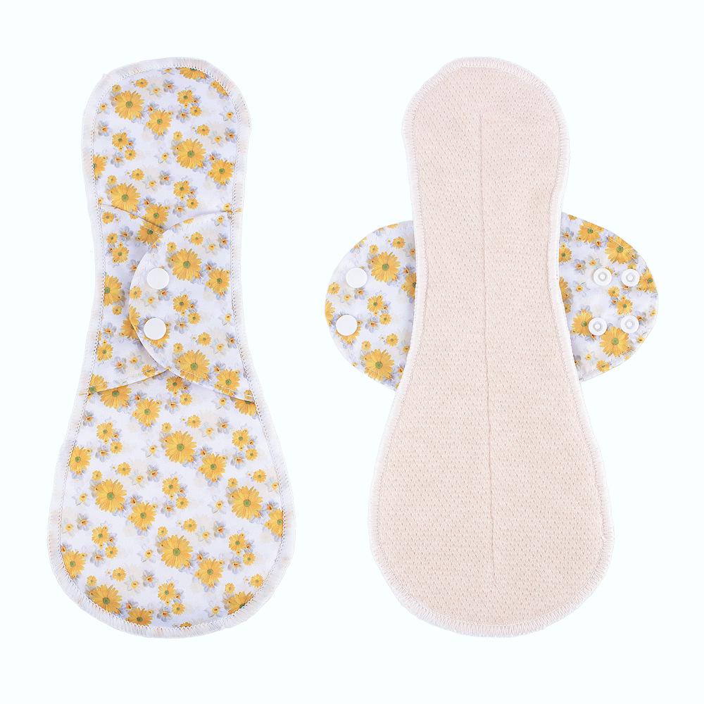 Organic Cotton Washable Sanitary Pads - Skin-Friendly, Plain & Printed, Multiple Sizes