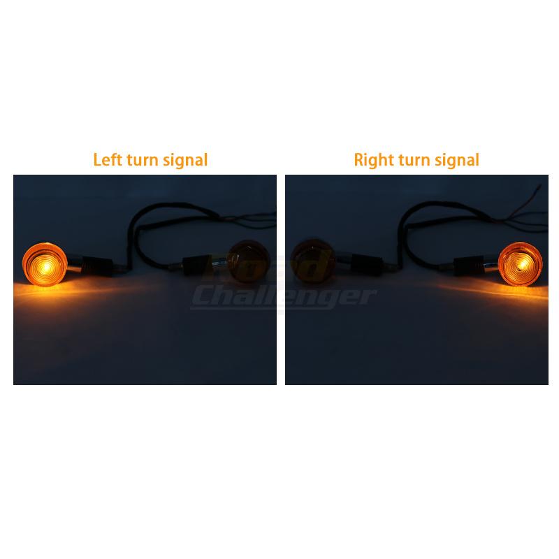2Pcs 12V Universal Motorcycle Turn Signal Indicator Light Turning Amber Lamp Bulb For Suzuki Harley Honda Kawasaki Yamaha