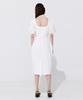 Bundercammer Pearl Balloon Line Dress_White