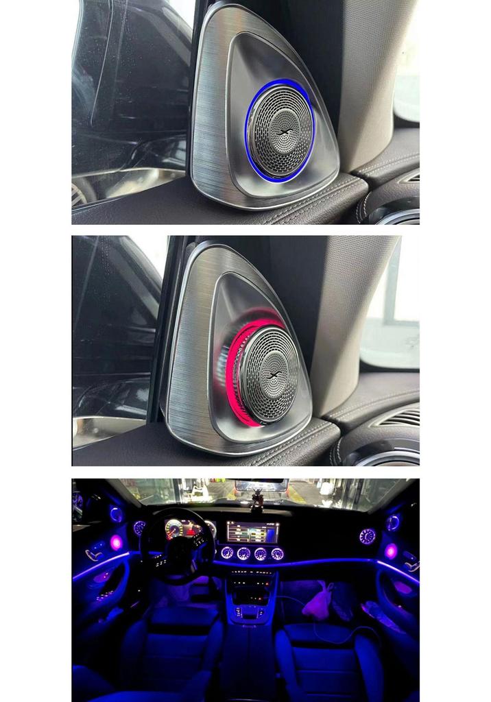 Mercedes E-Class W213 (2016-2023) Turbine Air Vent Ambient Light & Tweeter Upgrade