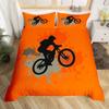 Povlak na přikrývku na horské kolo Sada ložního prádla pro extrémní sporty Povlak na přikrývku pro cyklistu Závodní motokrosový povlak na přikrývku Velikost Twin Queen