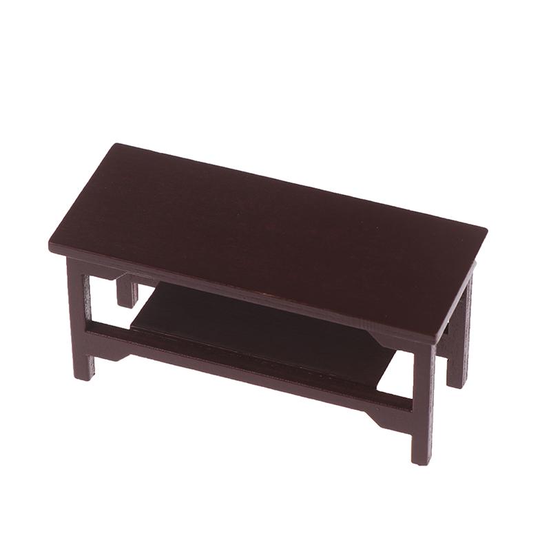 1:12 Casa de papusi Masa rotunda in miniatura Masa de ceai Papusa Masuta de cafea Mobila Decor Jucărie Micro Scenă Recuzită de construcție