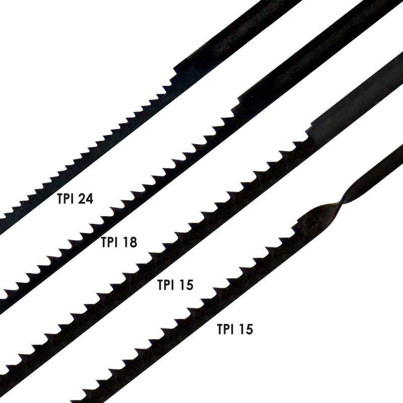 TASP 48pcs 4 Inch 105mm Pinned Scroll Saw Blades Wood Cutting for Dremel Moto Saw