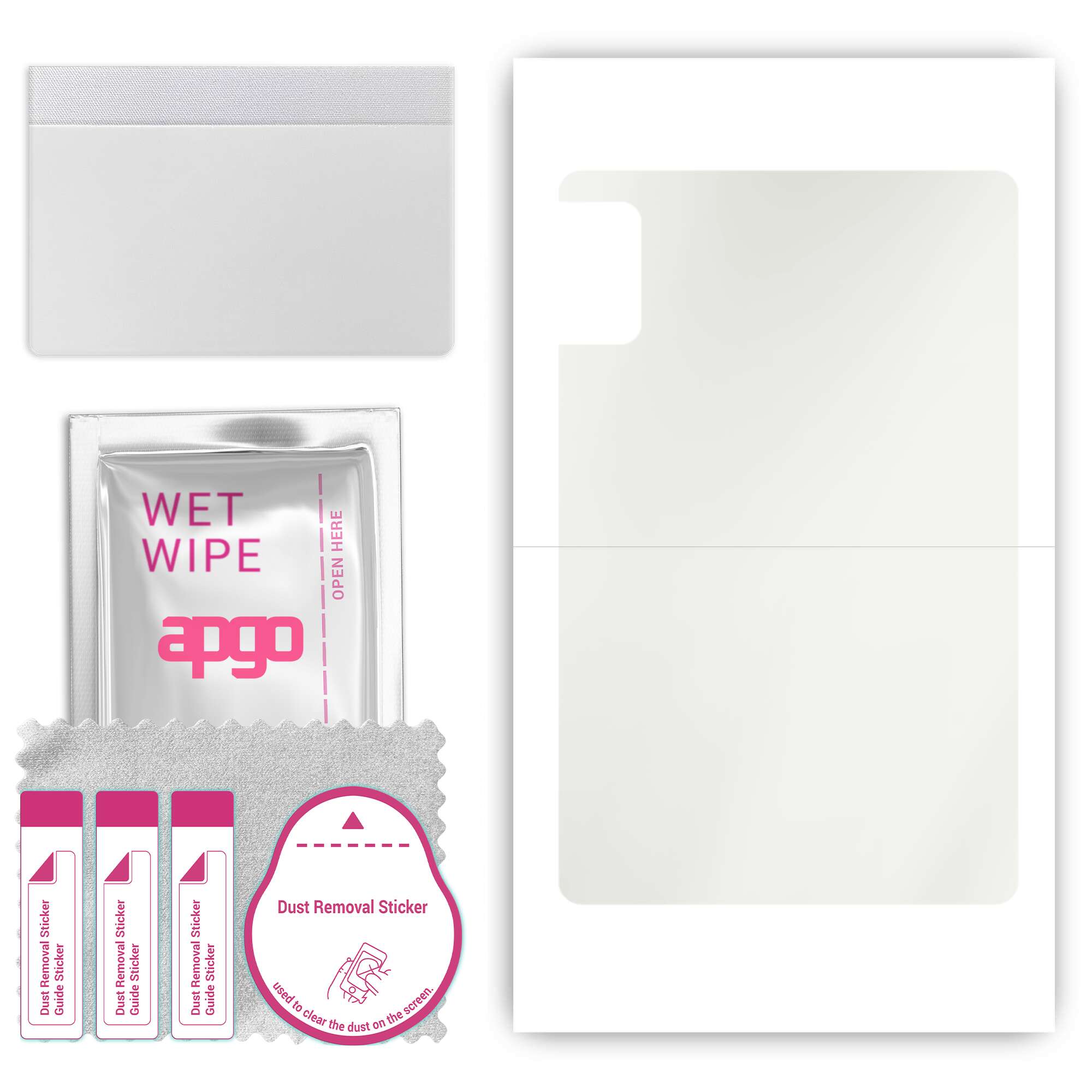 

apgo MATTE Protective Skin Sticker для задньої панелі, сумісний із ZTE Nubia Pad 3D, Wrap Film, Hydrogel Film, гнучкий, м’який ТПУ з позиціонуючим шаром