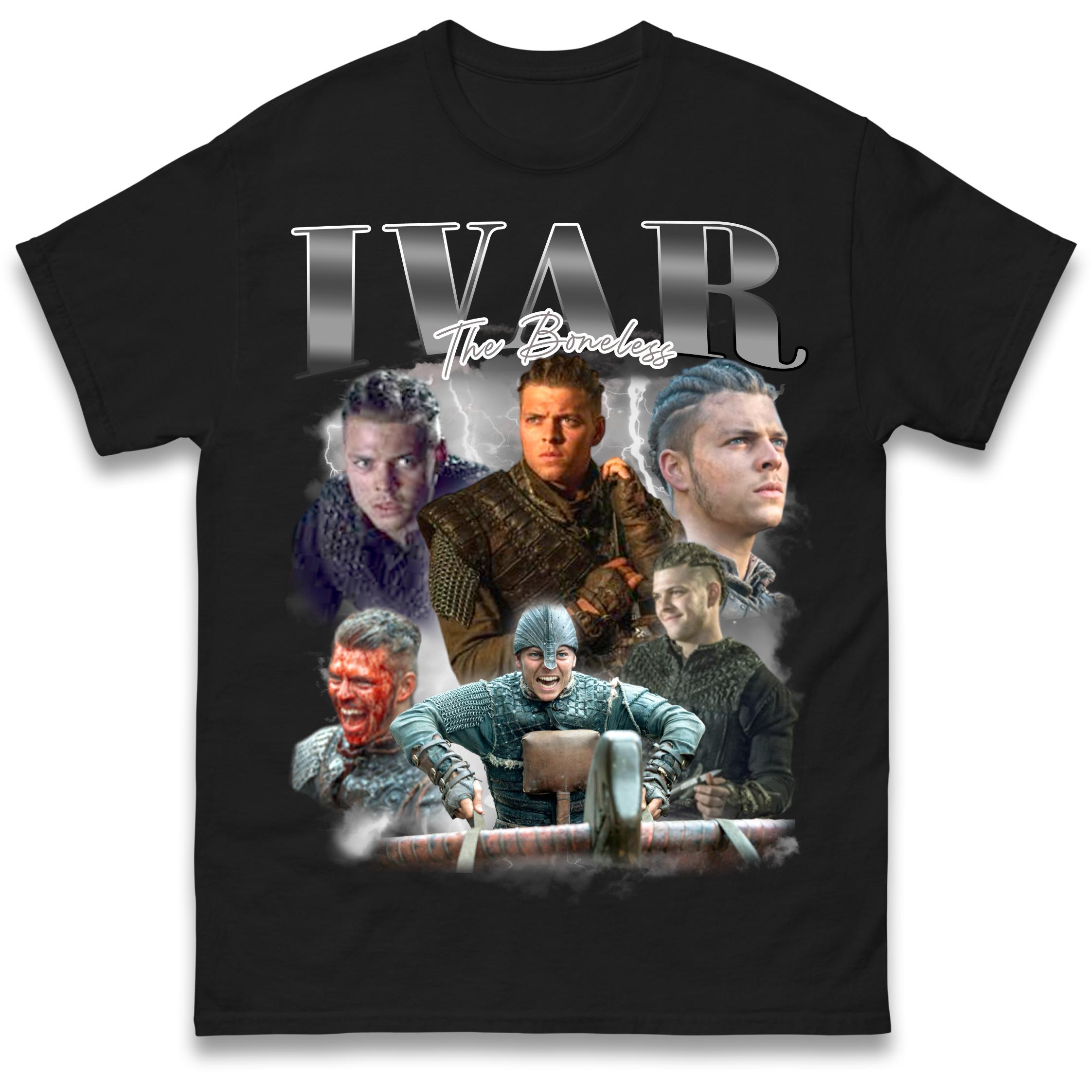 Ivar The Boneless Bootleg T-Shirt Tshirt Mens Womens Tops Unisex Tees 100% Cotton L
