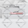 Zinklegierung Schwarz Edition Abzeichen Auto Karosserie Kofferraum Emblem 3D Kühlergrill Aufkleber Für Skoda Kia Hyundai Dacia Volvo Opel Ford Subaru Jeep