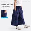 Gulu Diary Girls' Summer Cropped Cargo Pants