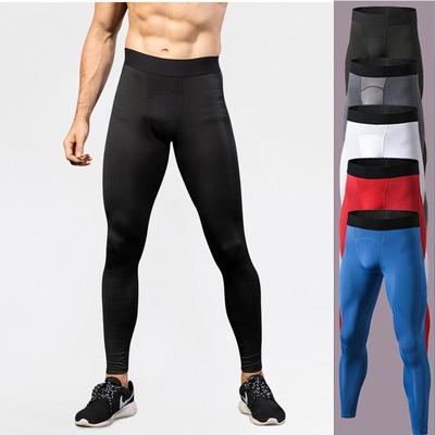 Męskie spodnie kompresyjne Siłownia Bieganie Kolarstwo Legginsy Kulturystyka Trening fitness Jogging Na świeżym powietrzu Domowa siłownia Długie spodnie