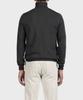 PANICALE Black 100% Merino Wool Turtleneck Knit