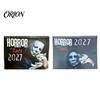 Gothic Home Decor 2027 Horror Movie And Cats Wall Calendar, Halloween Large Scary Creepy Annual Ritual Gift Characters 12 Monthly Spooky Cat
