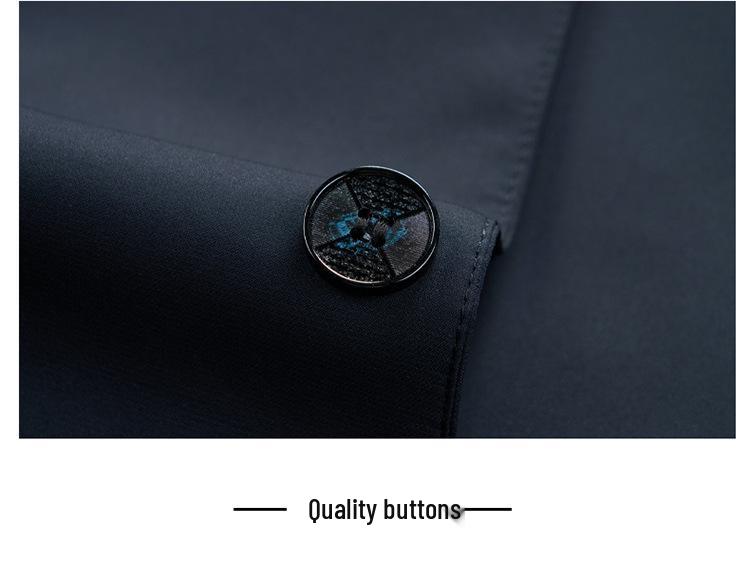 Counter Men's Mid-Age Business Casual Lightweight Warm Down Jacket with Turn-Down Collar