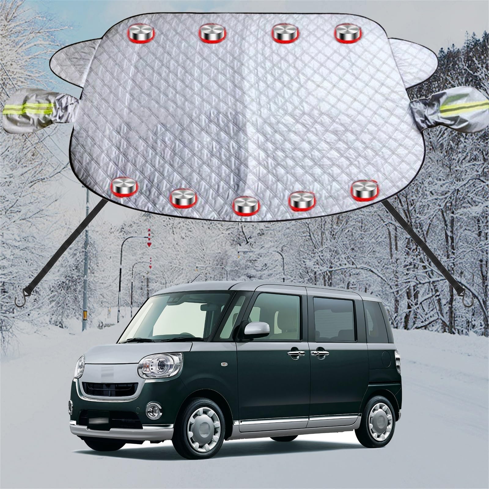 

Daihatsu Move Canvas car front cover, suitable for car windshield One size