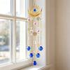 Boho Style Crystal Suncatcher, Hanging Sun Catcher for Windows, Healing Crystal Decor for Home, Crystals Prism Rainbow Maker for Indoor Outdoor