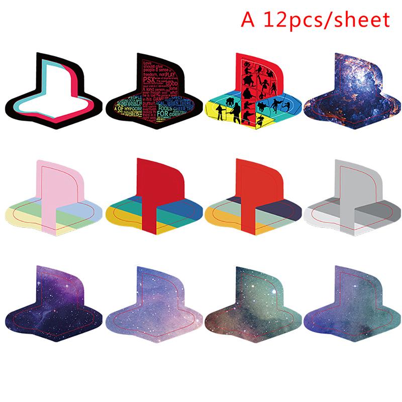 

12pcs Custom Vinyl Decal Skin for Logo Underlay Sticker for 5