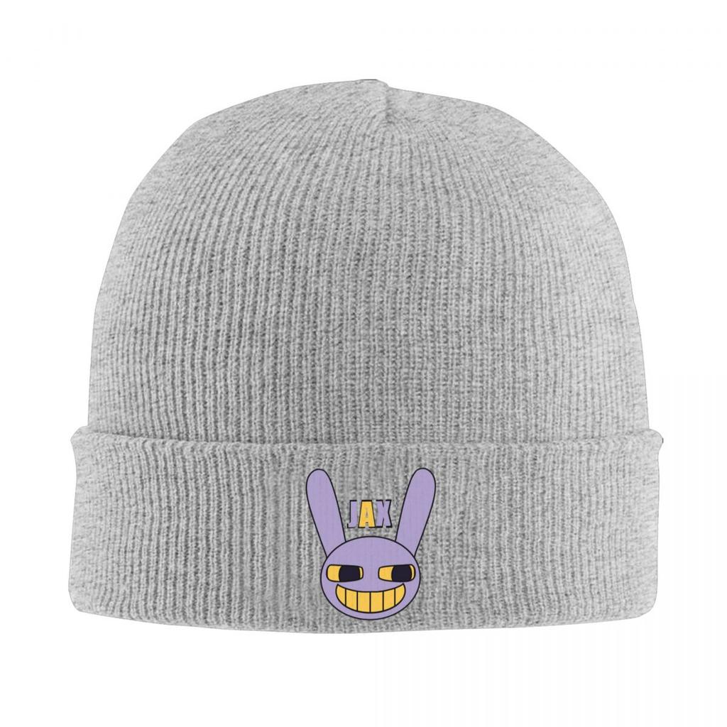 Jax With Name (The Amazing Digital Circus) Warm Knitted Cap Winter Knit Bonnet Hat Skullies Beanies Hip Hop Caps for Unisex
