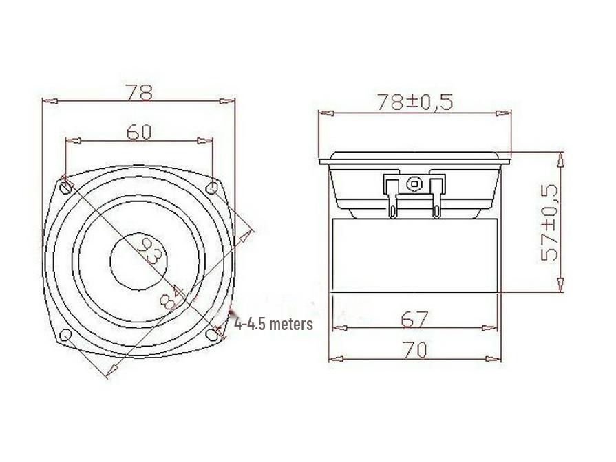 3-Inch Full-Range HiFi Speaker, 8 Ohm, 15W, Deep Bass, Clear Midrange, Smooth Treble