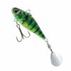 with Spoon Fishing Lure Rotate Treble Hook Vibration Spinner 2025 Pin Crankbait  Fishing Tackle