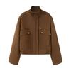 Araltay New Arrival Fashion Wind Foreign Trade Women's Clothing Fashion Retro Deerskin Velvet Fancy Casual Locomotive Jacket