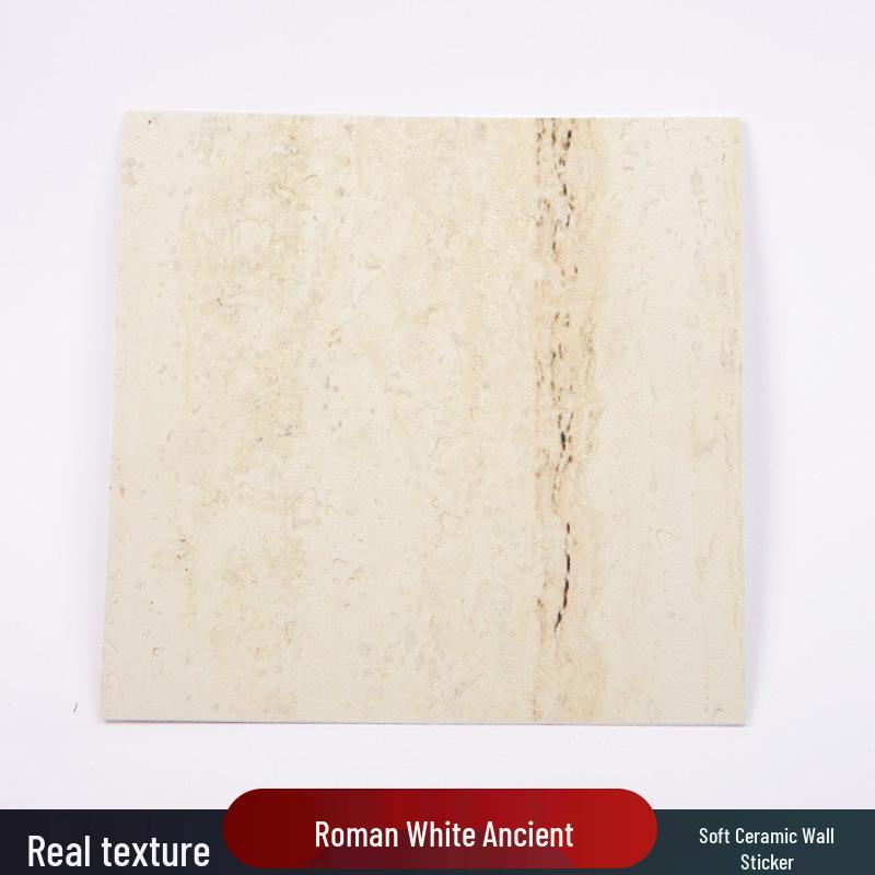 Weiche Keramik Flexible Travertin 3D Wandaufkleber, Biegsame PU Stein Haut für Außenwände