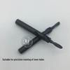High-Speed Steel Step Drill Bit, Straight Shank, 90°-180° Countersink, White Steel Spiral Design.