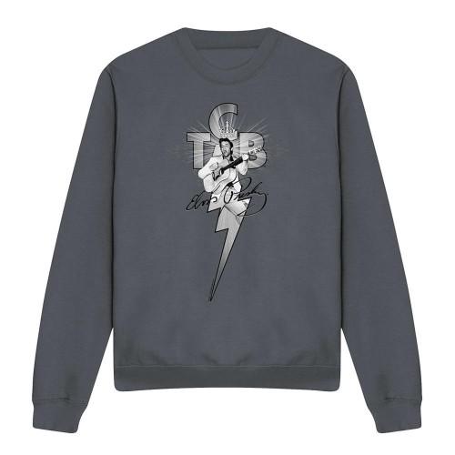 Elvis Presley Unisex Adult Tcb Ornate Sweatshirt