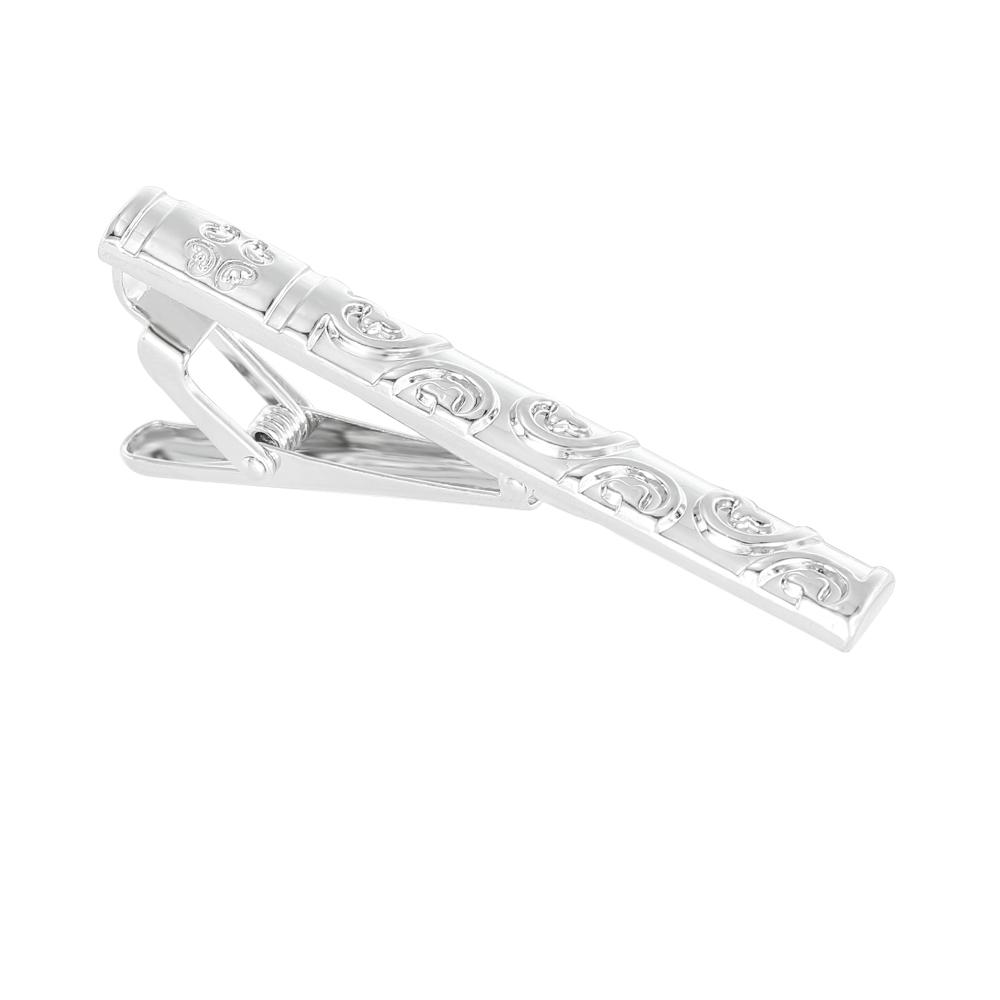 Funny 5 Styles Golden And Silvery Tones Pretty Pattern Design Tie Clip Mens Formal Party Jewelry Accessories