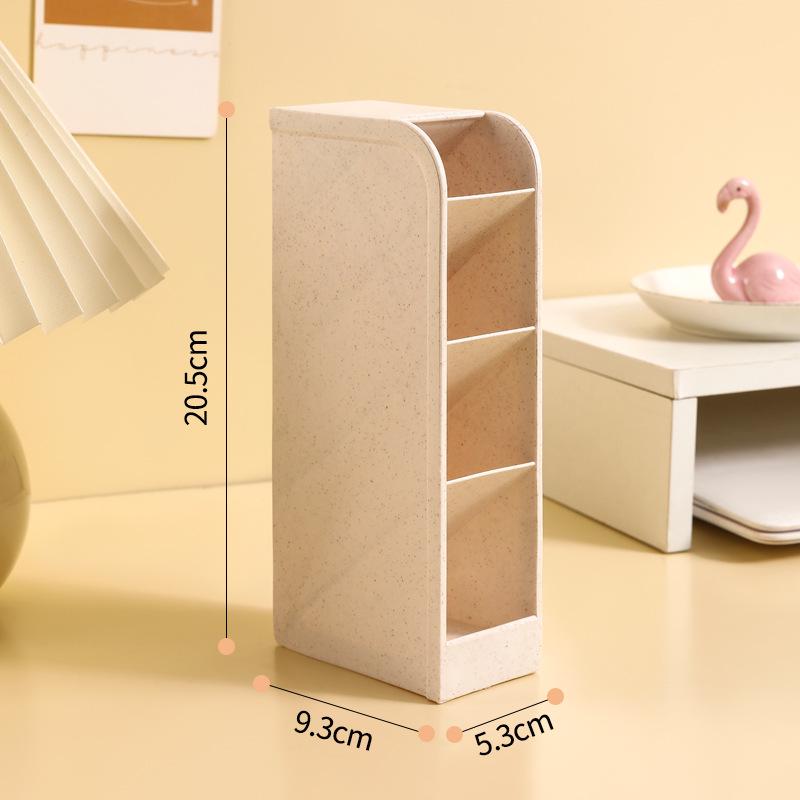 Porte-stylo transparent multi-grilles style nordique pour étudiants