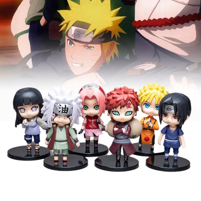 Collectible 9.5cm Naruto Pvc Figures Including Naruto Hinata Jiraiya And Gaara Characters