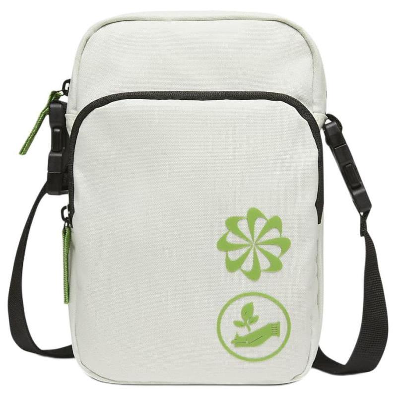 

Nike Heritage Fabric Shoulder Bag, Crossbody Bag Regular Unisex Sea Glass Blue & Black & Leaf Green Casual FN0882-020