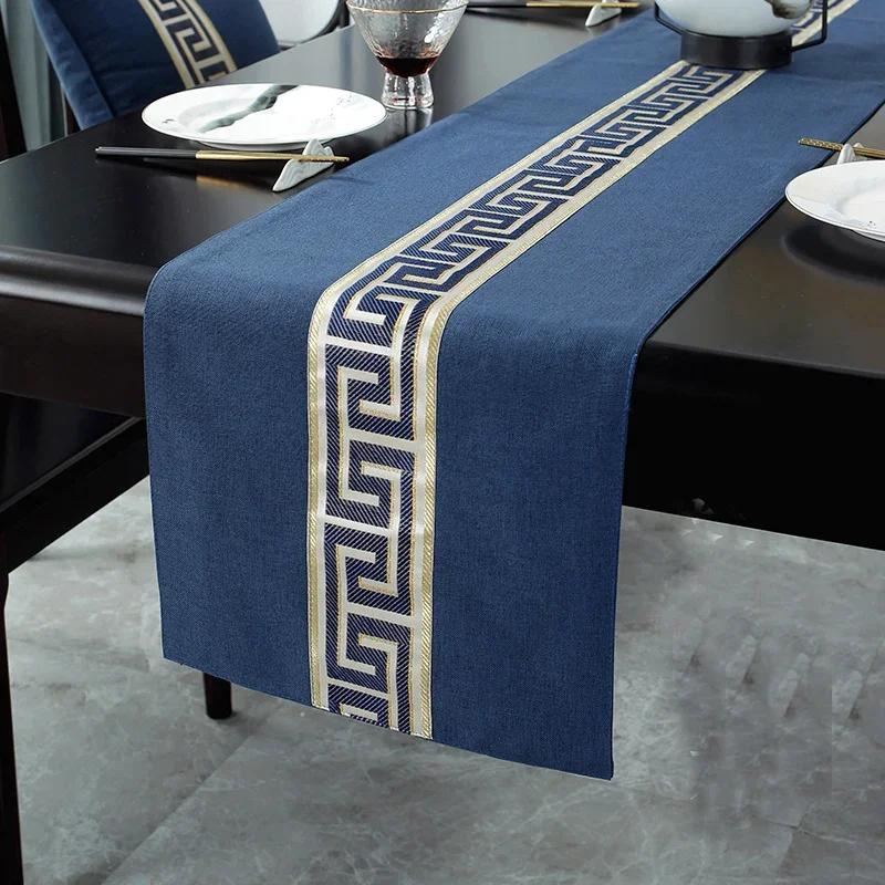

Table Runner,Chinese Style Cotton Linen Jacquard Table Runners with Tassels,Waterproof Oilproof Decorative Table Flag Home Hotel (as the picture,33x80cmTable Runner)