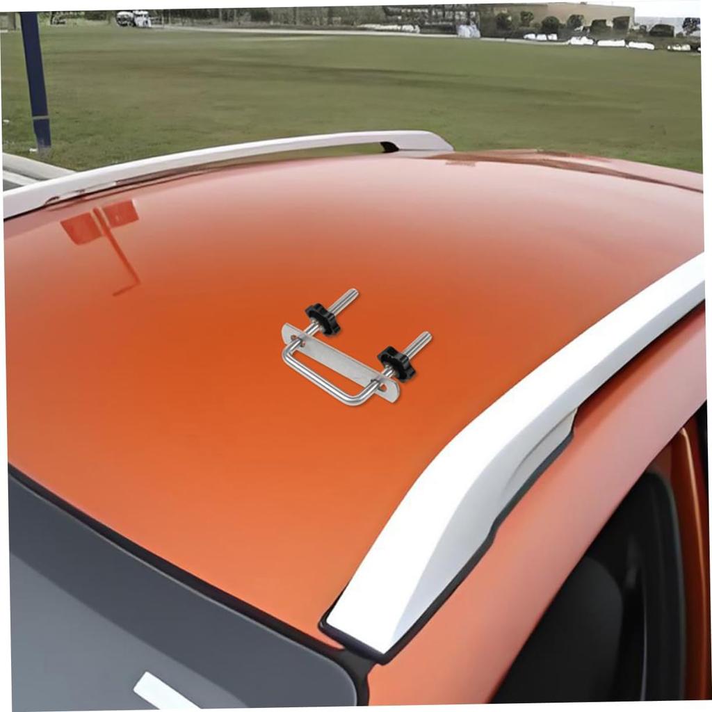 Universal Roof Rack Mount Bracket Sturdy U-Bolt Clamp for Car Topper Shovel Mount for Roof Racks