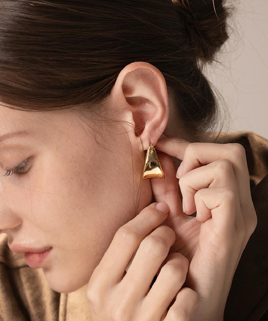 Jnui Artistic Earrings Silver