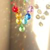 1Pc Crystal Glass Sun Shade Chakra Color Ball Prism Tree Of Life Window Hanging Ornament Rainbow Sun Catcher Premium