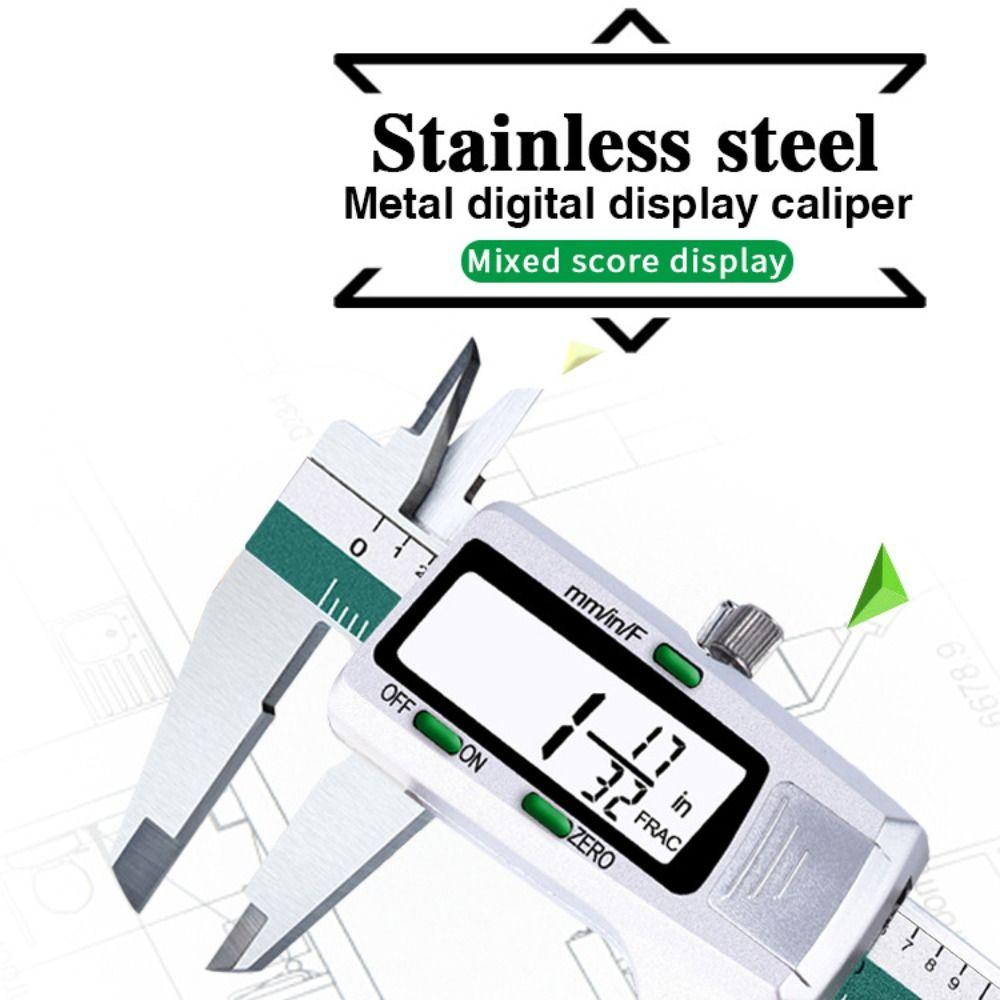 150mm Vernier Caliper LCD Display Digital Caliper Portable Slide Caliper  Measuring Tool