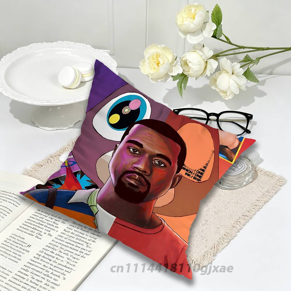 KKanye West Yeezus Ye Jesus is King Pillow for Sofa Seat Chair DecorativeModern Home Decor Print Throw Cushion