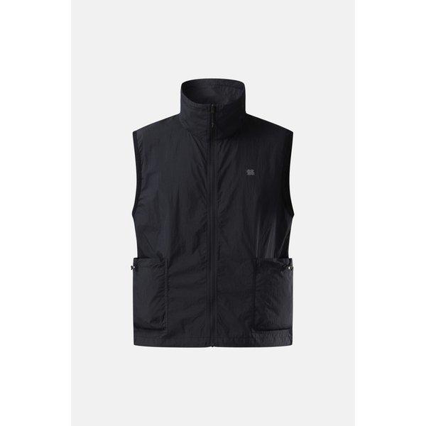 Kolon Sports Women Drop Shoulder Windproof Vest Black Jkvam25312blk