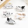 Yousheng Hair Claw Cartoon Cat Puppy Shape Back Head Shower Clip Strong Grip Medium Size Shark Hair Claw Versatile Hair