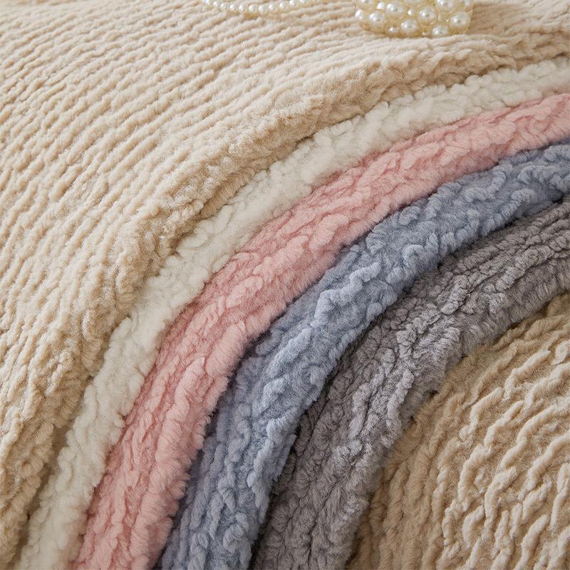 Lamb's Wool Sofa Cushion Is Thickened In Winter, and The Four-season Universal High-quality Sofa Cloth Cover Cloth Is Non-slip and Dirt-resistant