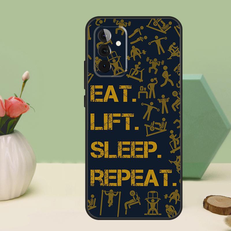 Gym Fitness Bodybuilding For Samsung Galaxy A26 A54 A34 A14 A52 A32 A12 A13 A33 A53 A15 A16 A36 A56 A06 A35 A55 Case