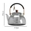 Steam and Boiling Dual-purpose Teapot Household Glass Tea Set High-temperature Resistant Thickened Heating Kettle