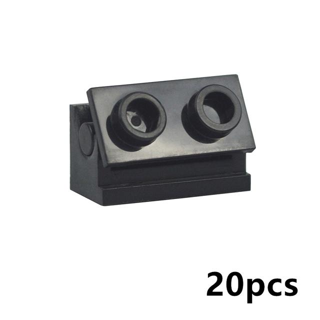 Compatible Assemble Particles 3956 2x2-2x2 With 2 Holes Figures Display Holder Parts DIY 99207 Enlighten Bricks Educational Toy